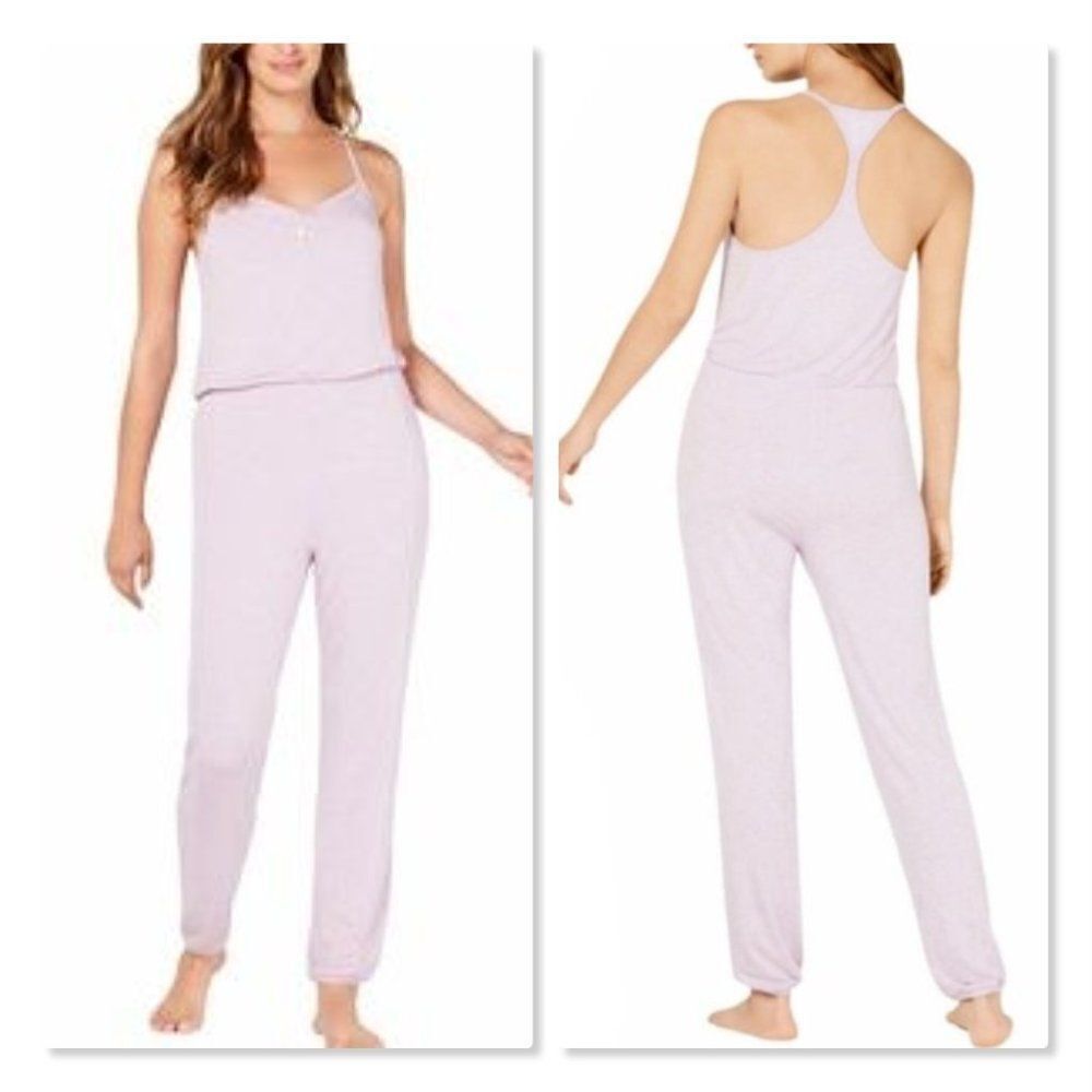 Alfani Knit Pajama Jumpsuit in Lilac Petal - NEW